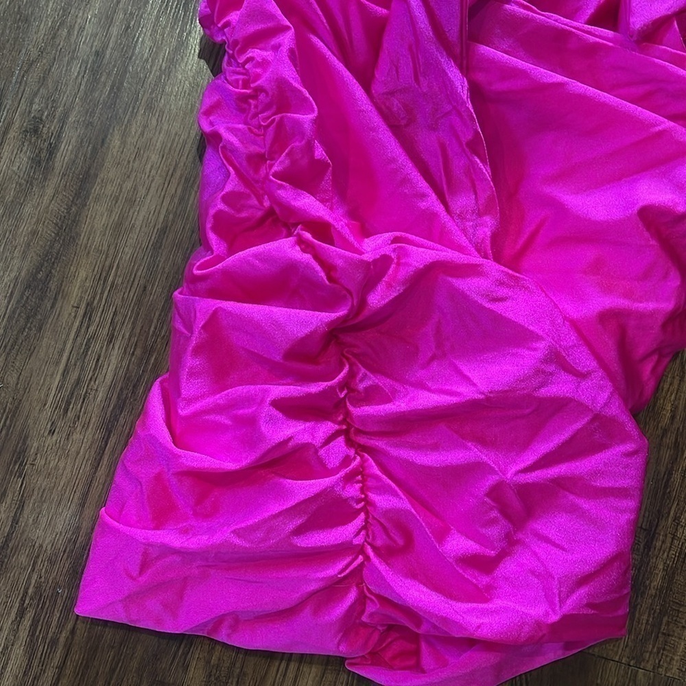 NWT Tiger Mist Danisa Multi-tie wrap halter sexy dress hot pink Small - Picture 9 of 10